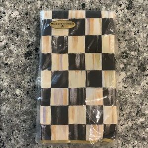 Mackenzie Childs Courtley Check paper napkins